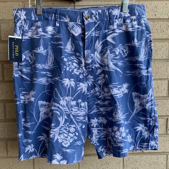 Polo Ralph Lauren Classic Tropical Linen Shorts